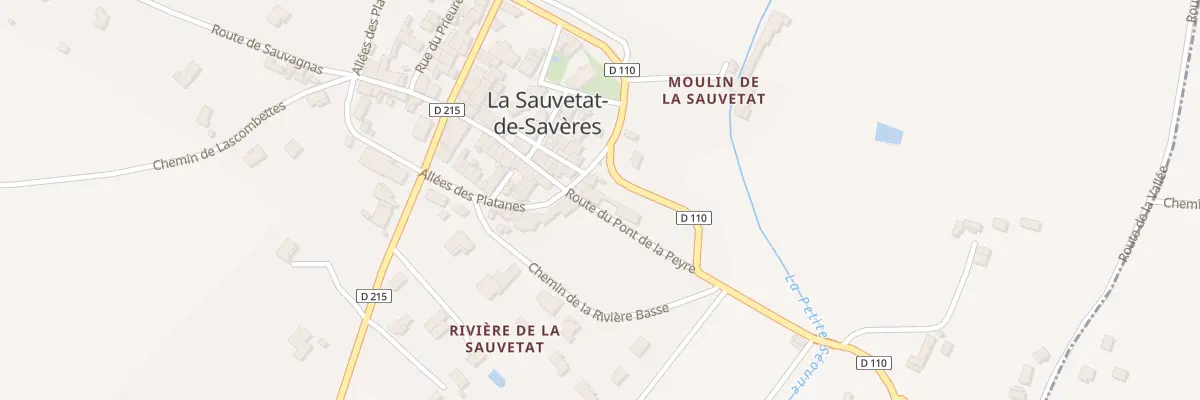 Plan du 25 Rte de Beauville à La Sauvetat-de-Savères