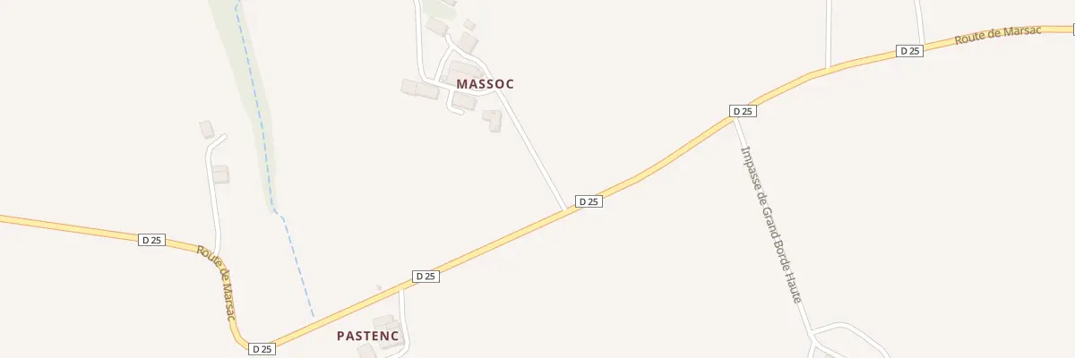 Plan du 5030A Ferme de Massoc à Gramont