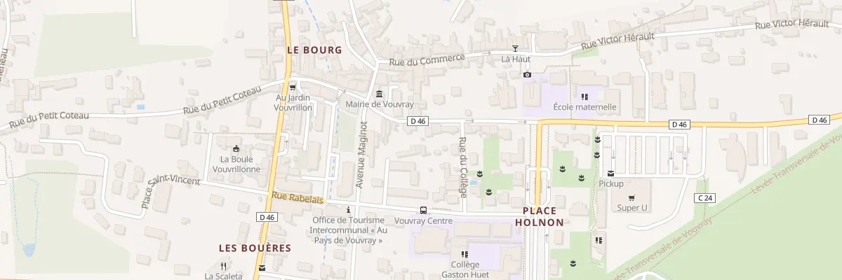 Plan du 7 Rue des Ecoles à Vouvray