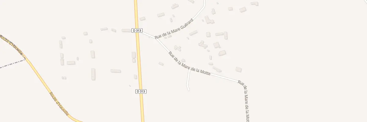 Plan du 87 Rue de la Mare de la Motte à Honguemare-Guenouville