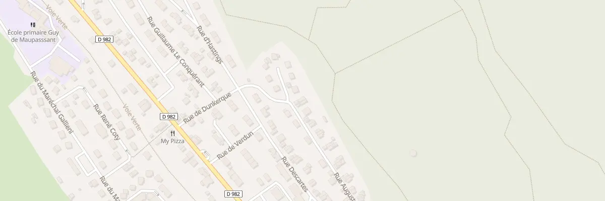 Plan du 598 Rue Auguste Rateau au Trait