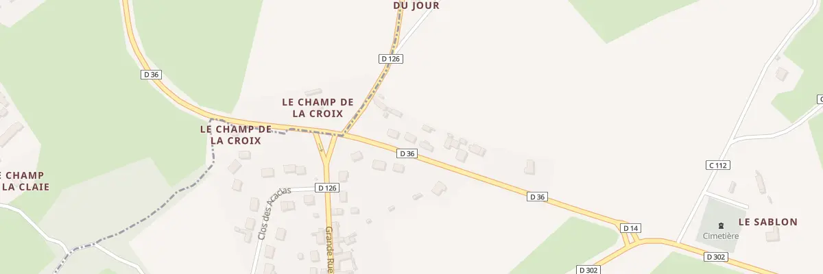 Plan du 5 Rue du Point Du Jour à Melleray