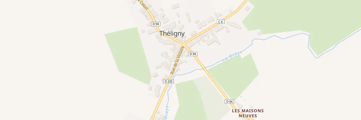 Plan du 5 Rue de la Victoire à Théligny