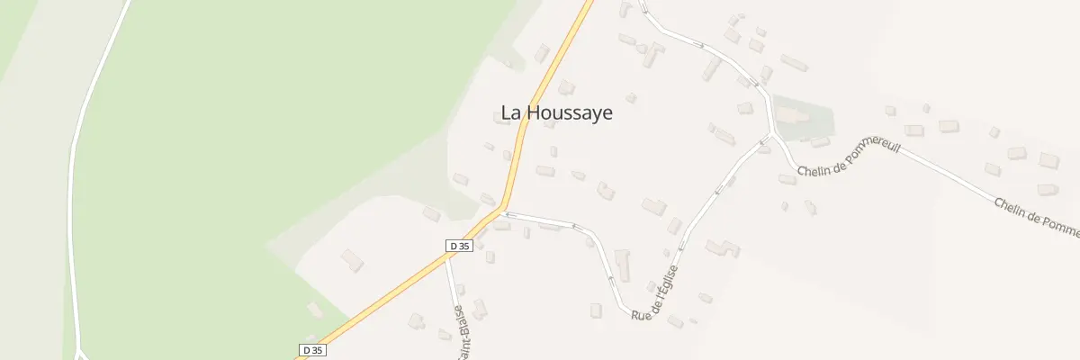 Plan du 26 Rue de l’Eglise à La Houssaye