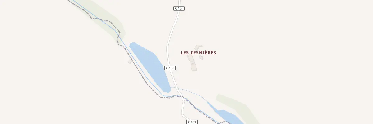 Plan du 5093 Les Tenieres à Marolles-lès-Saint-Calais