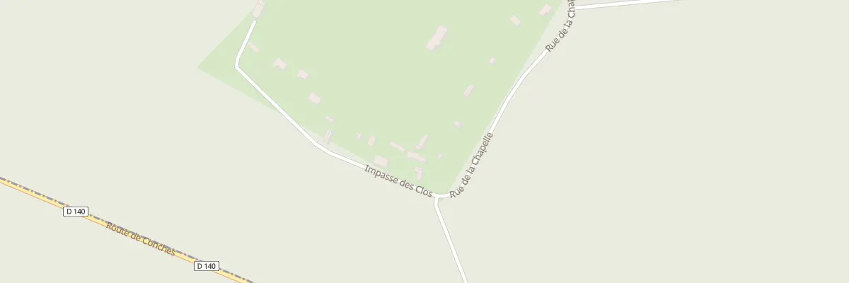 Plan du 1 Rue de la Chapelle à Sébécourt