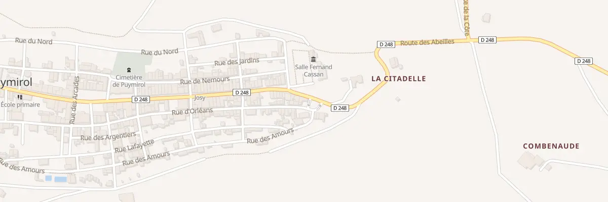 Plan du 94 Rue Royale à Puymirol