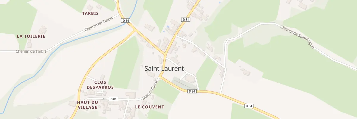 Plan du 87 Le Village à Saint-Laurent