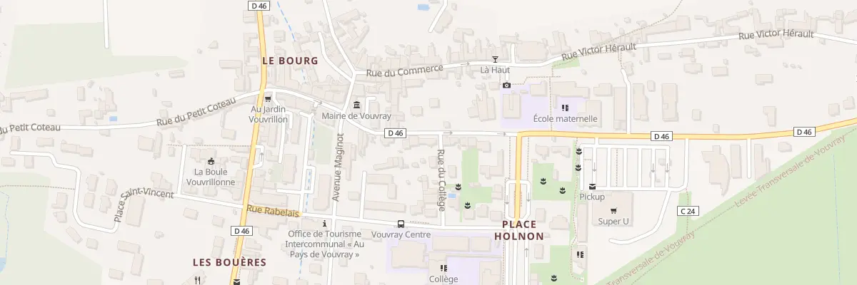 Plan du 11 Rue des Ecoles à Vouvray
