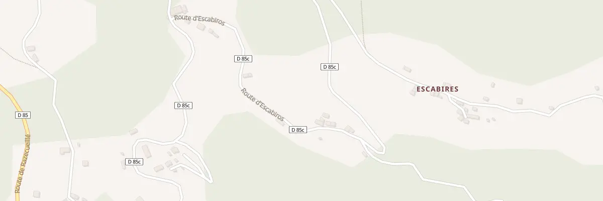 Plan du 16 Bordemont à Razecueillé