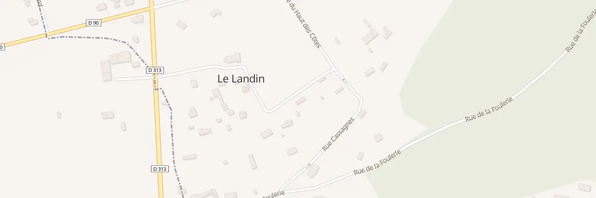 Plan du 9006 Rue de l’Eglise au Landin