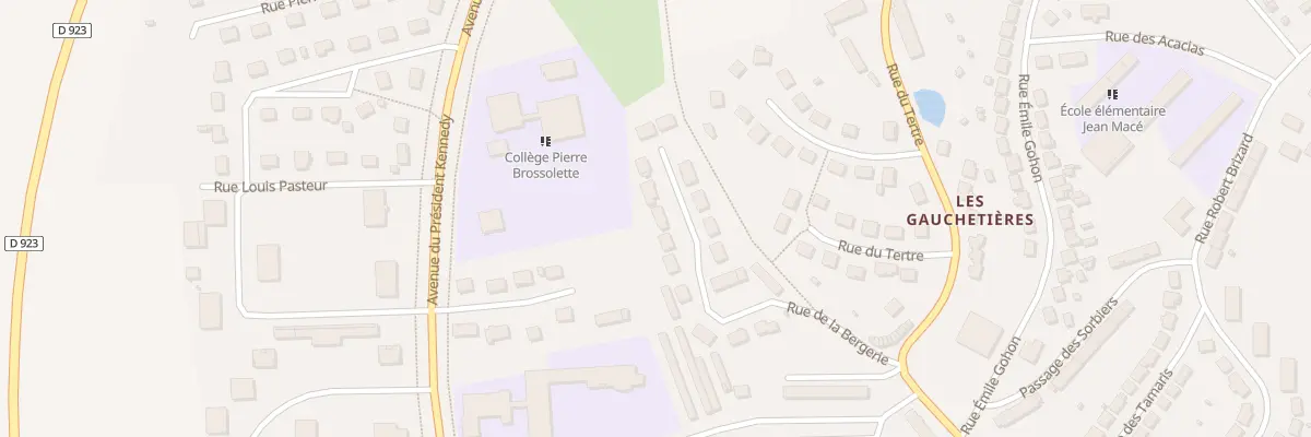 Plan du 13 Rue de la Bergerie à Nogent-le-Rotrou