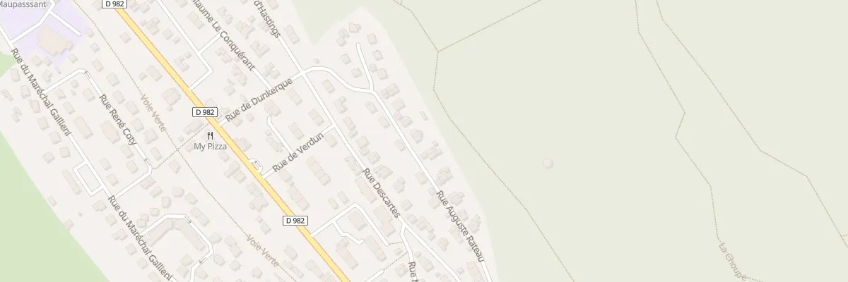 Plan du 544 Rue Auguste Rateau au Trait