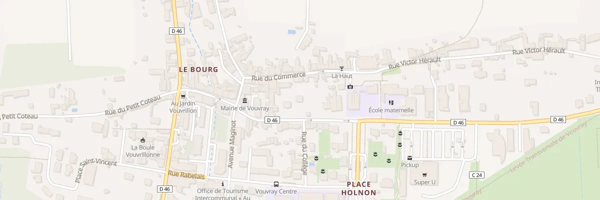 Plan du 8 Rue des Ecoles à Vouvray
