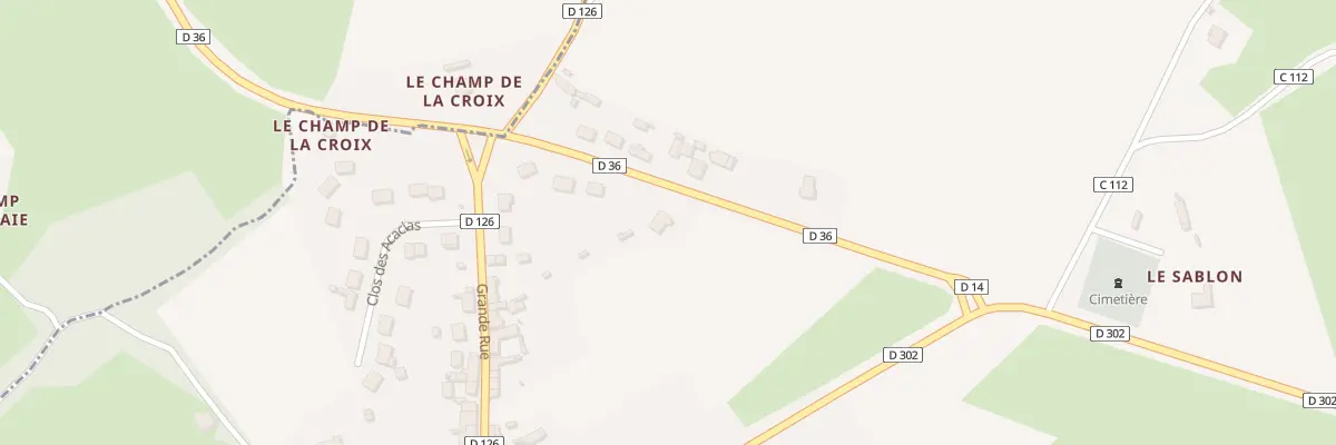 Plan du 6 Rue du Point Du Jour à Melleray