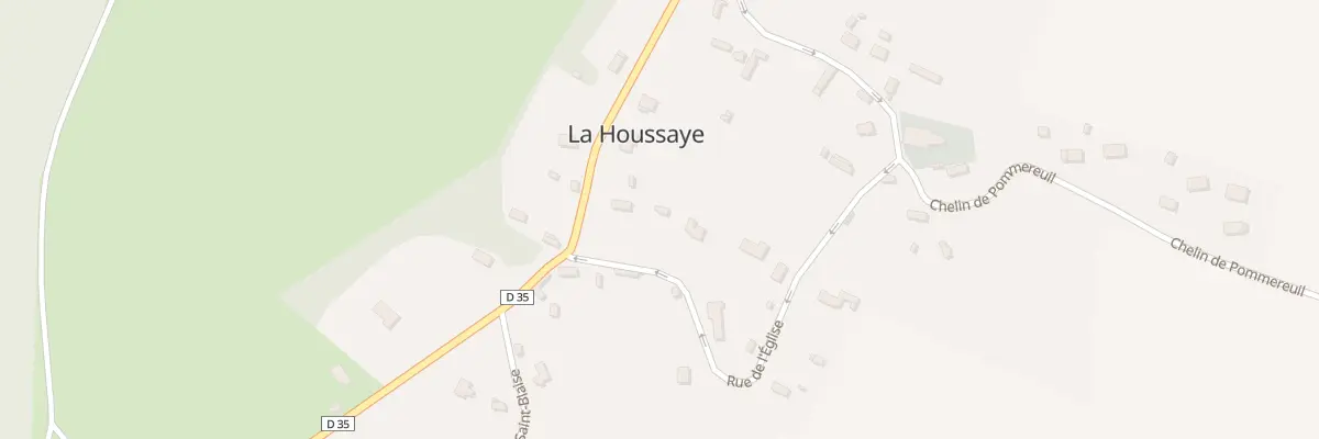 Plan du 24 Rue de l’Eglise à La Houssaye