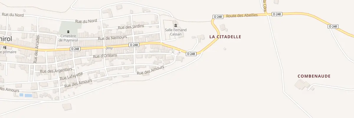 Plan du 36 Rue des Amours à Puymirol