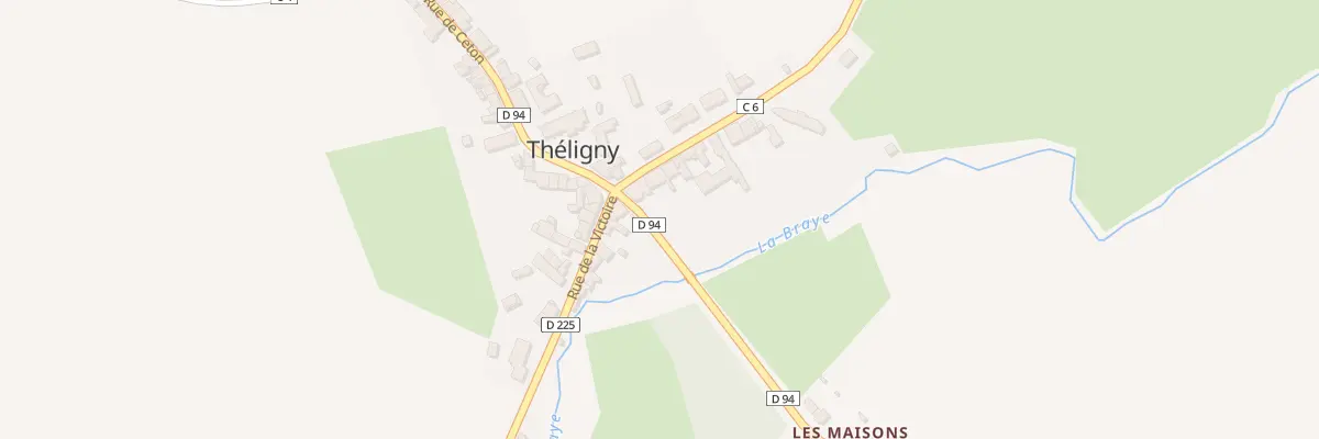Plan du 2 Rue de Saint Bomer à Théligny