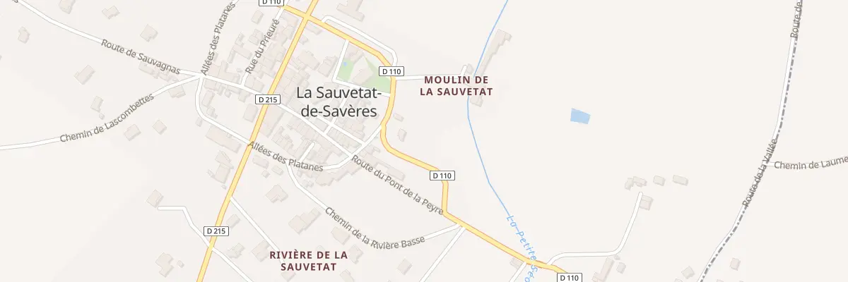 Plan du 191 All du Foirail à La Sauvetat-de-Savères