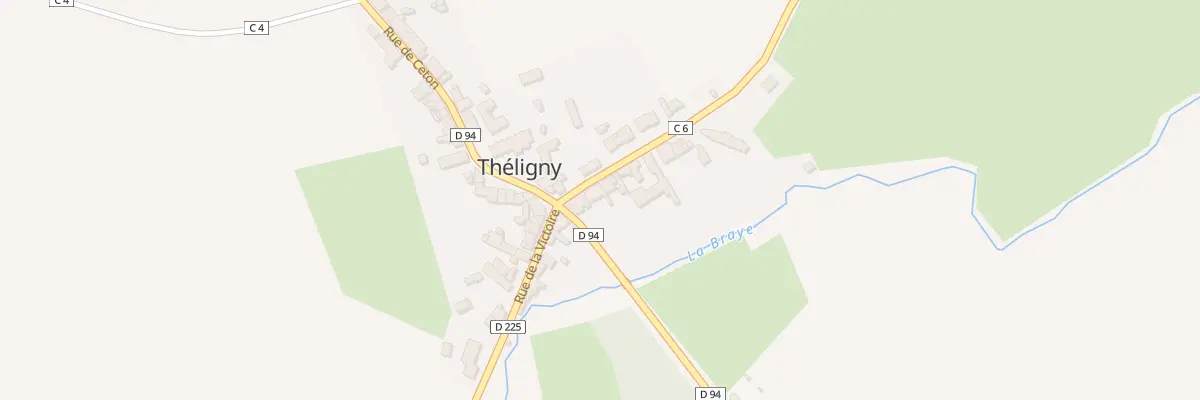 Plan du 4 Rue de Saint Bomer à Théligny