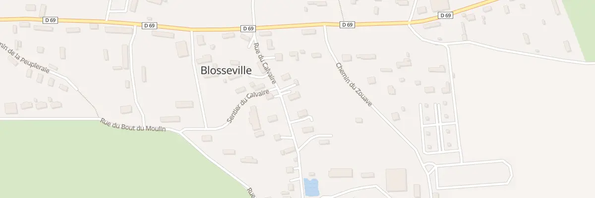 Plan du 6 Rue du Calvaire à Blosseville