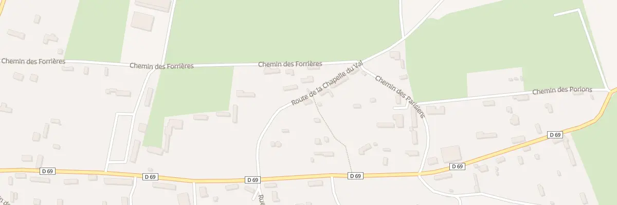 Plan du 1 Che du Zouave à Blosseville