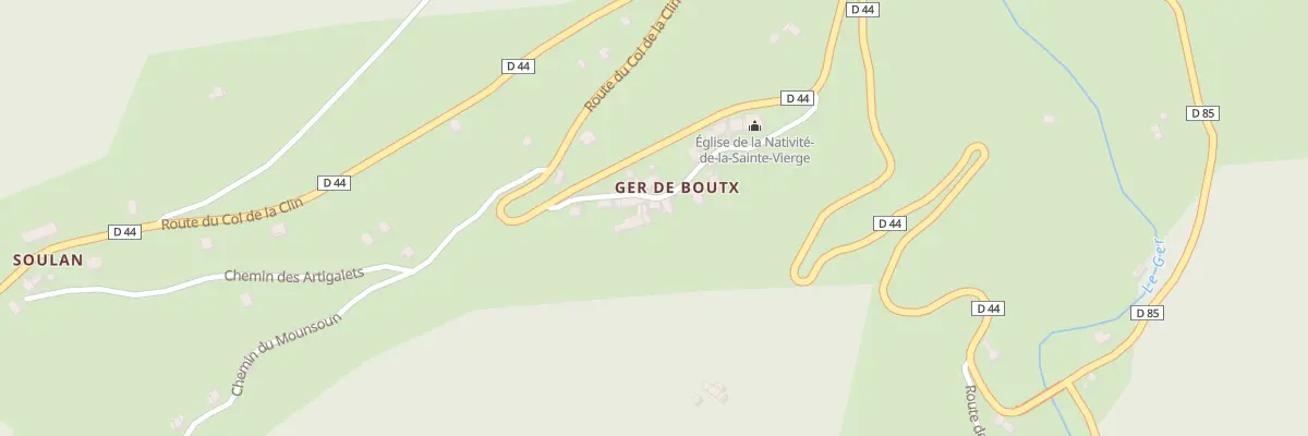 Plan du 216 Hameau du Plan à Boutx