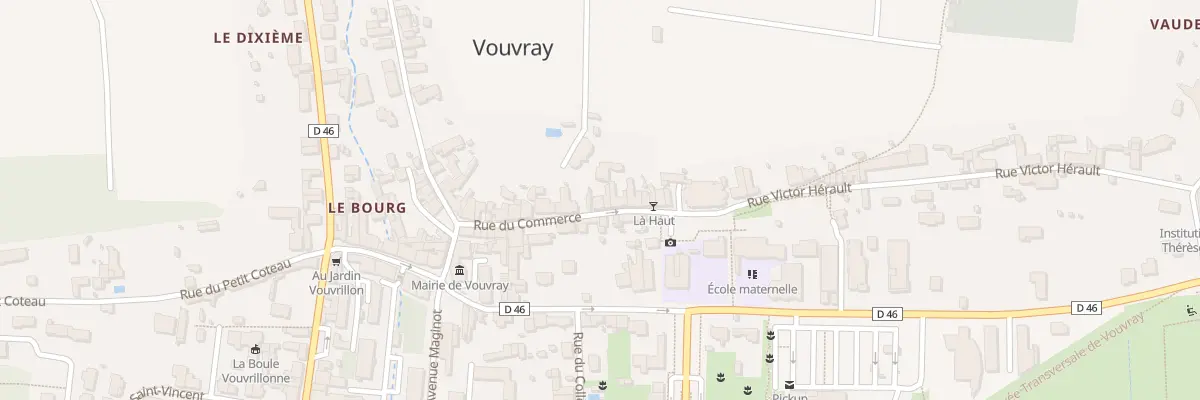 Plan du 18 Rue du Commerce à Vouvray