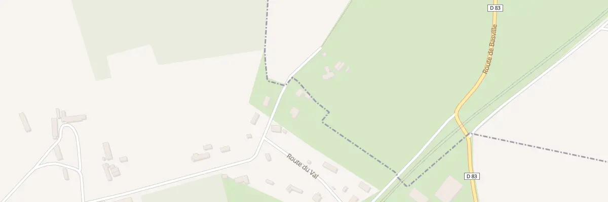 Plan du 72 Che des Vallots à Thénouville