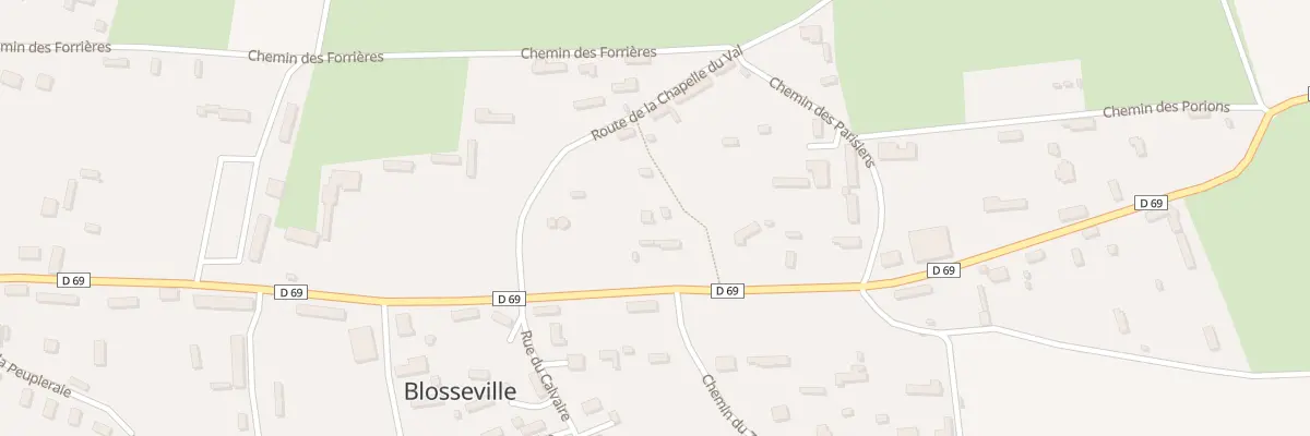Plan du 3 Che du Zouave à Blosseville