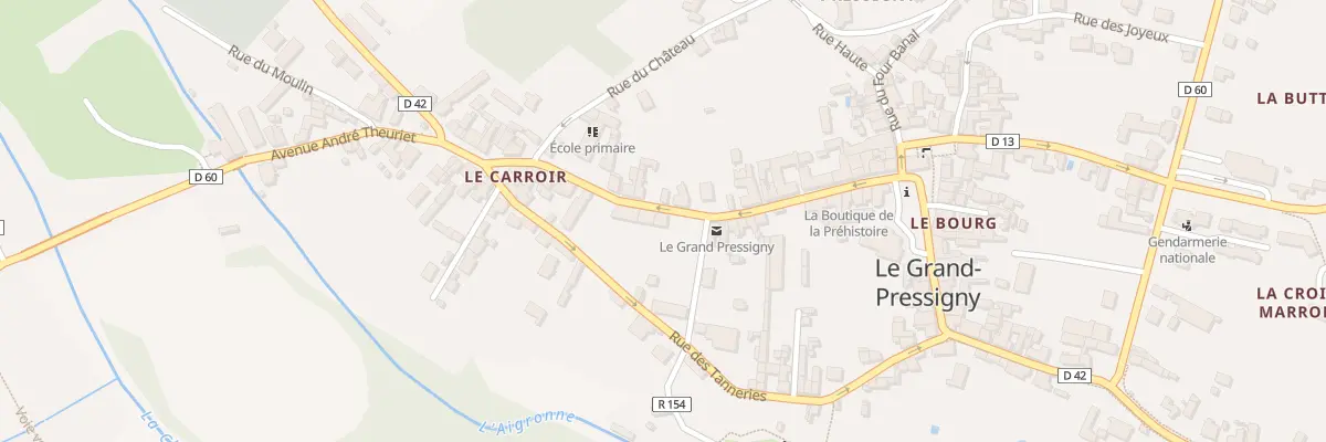 Plan du 27 Gr Grande Rue au Grand-Pressigny