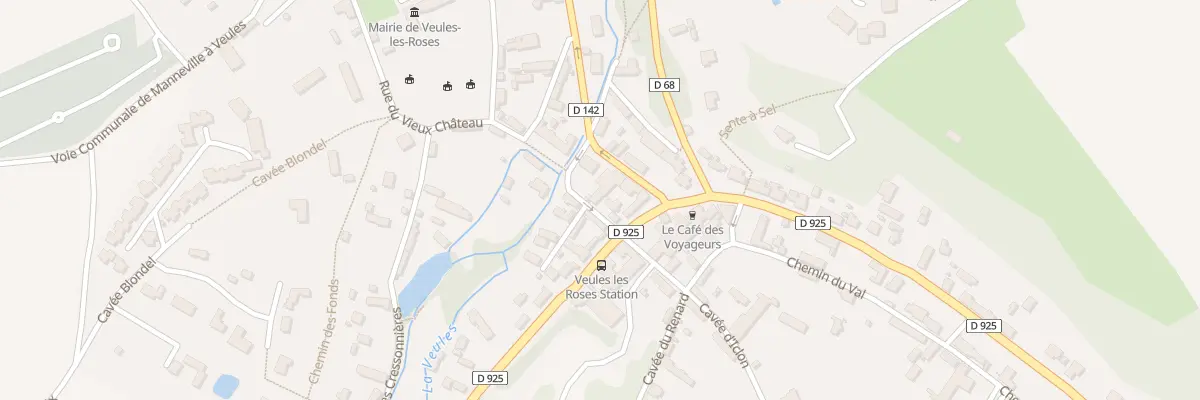 Plan du 7 Rue Geneviève Billard à Veules-les-Roses