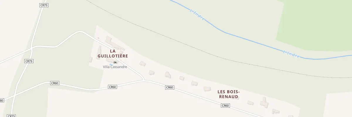 Plan du 3 Rte des Bois Renaud à Esvres