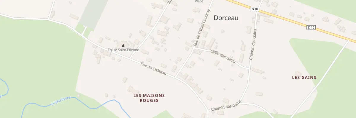 Plan du 13A Rue de l’Hôtel Coudray à Rémalard en Perche