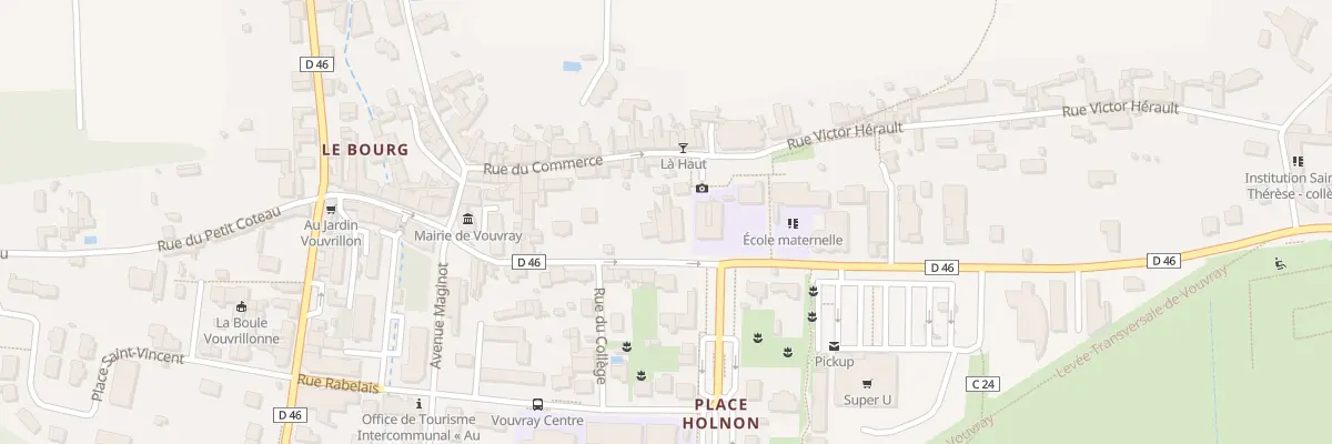 Plan du 12 Rue des Ecoles à Vouvray