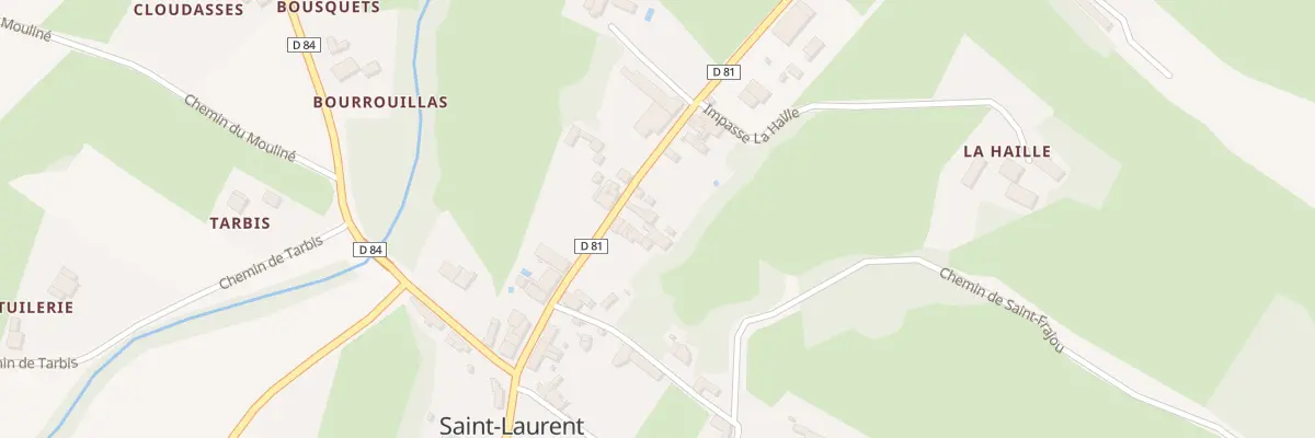 Plan du 112 Le Village à Saint-Laurent