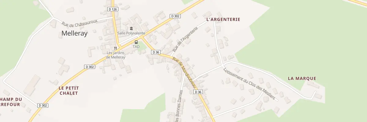 Plan du 11 Rue de Mondoubleau à Melleray