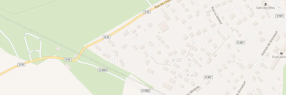Plan du 2 Le Calvaire-sud à Bourth
