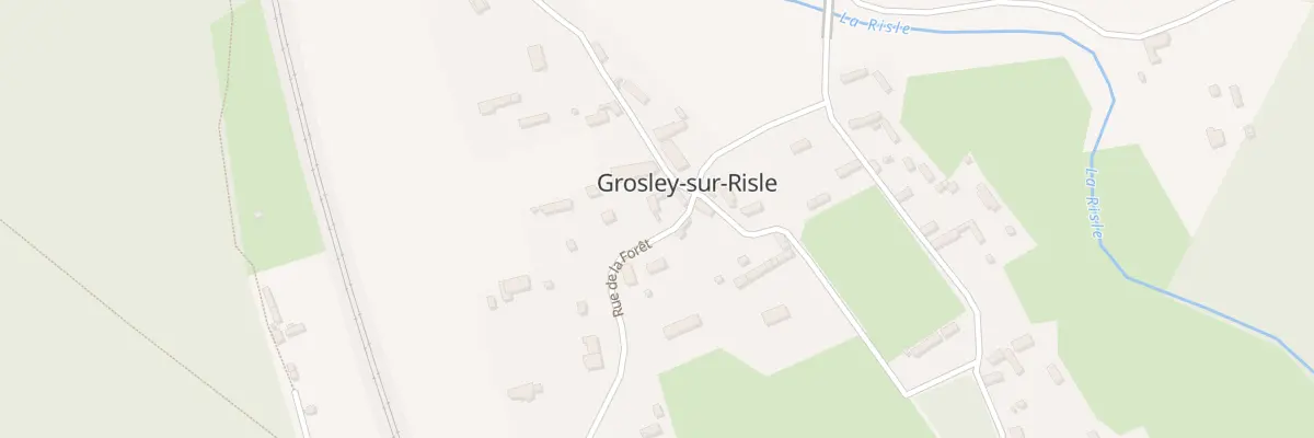Plan du 4 Rue de la Foret à Grosley-sur-Risle