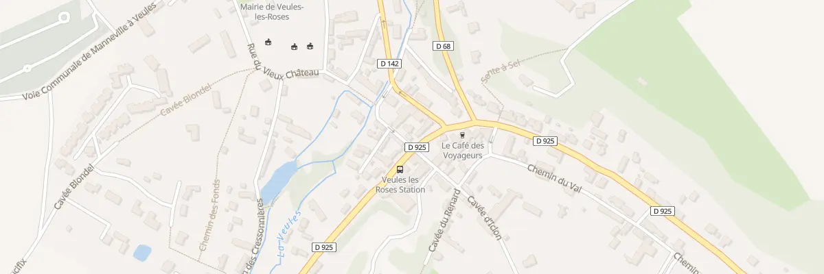 Plan du 62 Voie Charles de Gaulle à Veules-les-Roses
