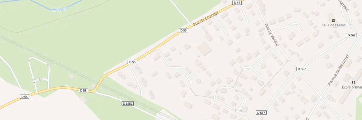 Plan du 11 All des Tilleuls à Bourth