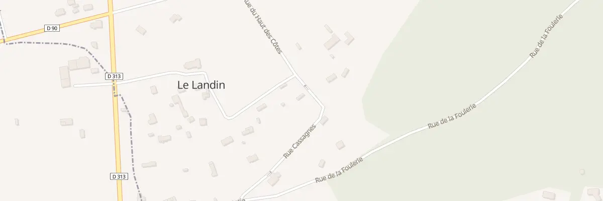 Plan du 9003 Rue Cassagnes au Landin