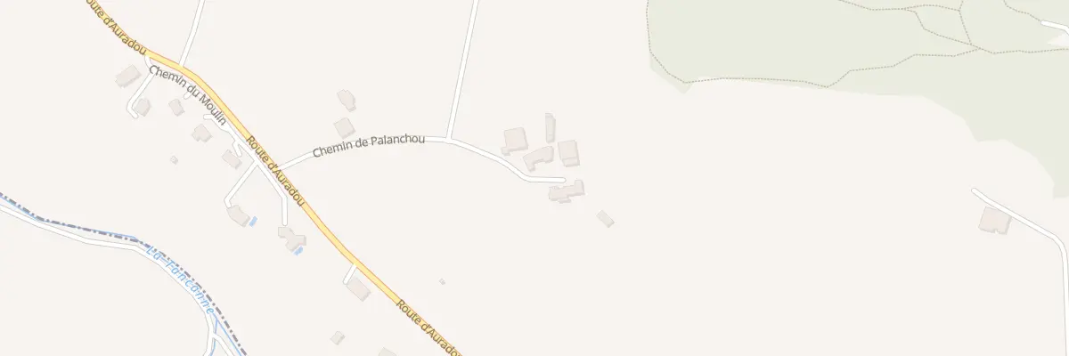 Plan du 20 Palanchou à Auradou