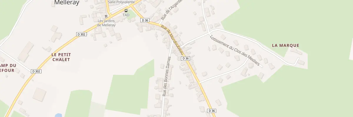 Plan du 26 Rue de Mondoubleau à Melleray