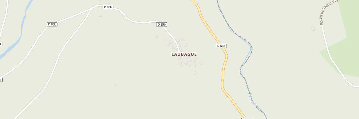 Plan du 206 Laubague à Sengouagnet