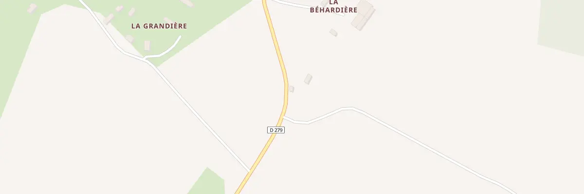 Plan du 2 La Behardiere à Charencey