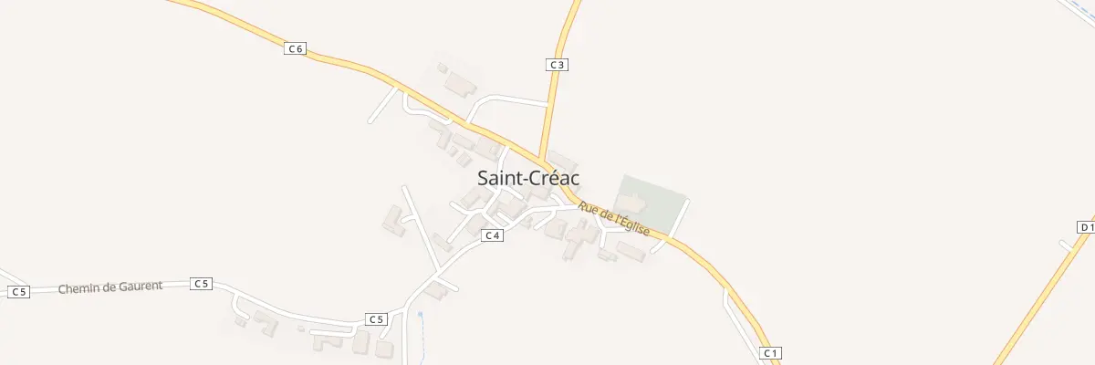 Plan du 115 Rue de l’Eglise à Saint-Créac