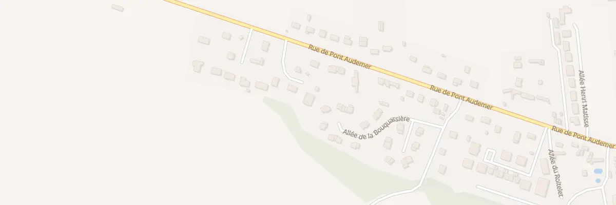 Plan du 747 Rue de Pont-Audemer à Bourg-Achard