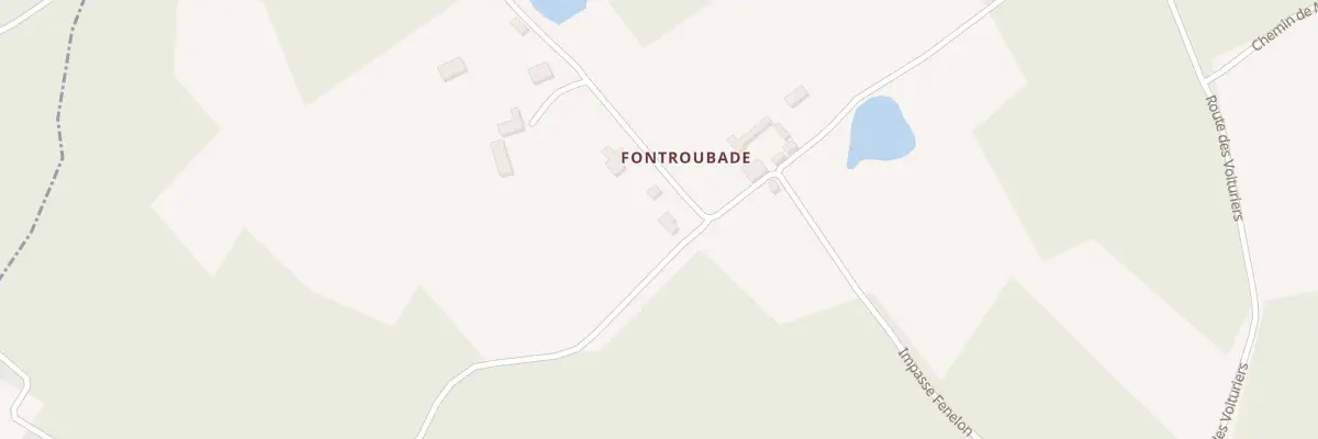 Plan du 371 Imp Fenelon à Lacropte