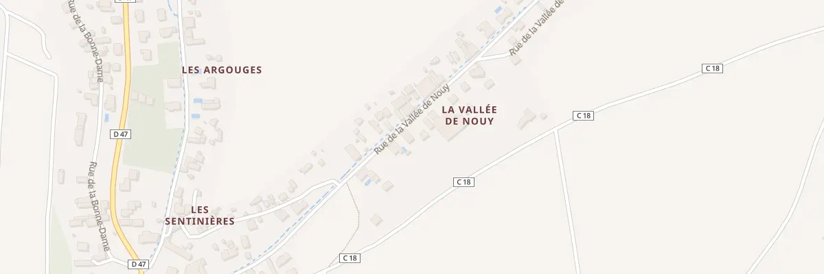 Plan du 7 Rue de la Vallée de Nouy à Vouvray